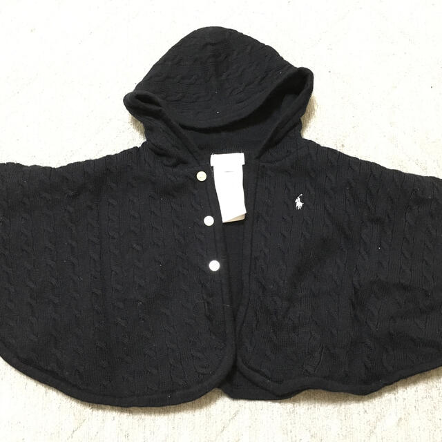 POLO RALPH LAUREN(ポロラルフローレン)のベビーポンチョ キッズ/ベビー/マタニティのベビー服(~85cm)(カーディガン/ボレロ)の商品写真