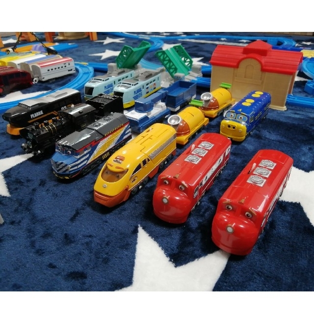 プラレール　トーマス　チャギントン キッズ/ベビー/マタニティのおもちゃ(電車のおもちゃ/車)の商品写真