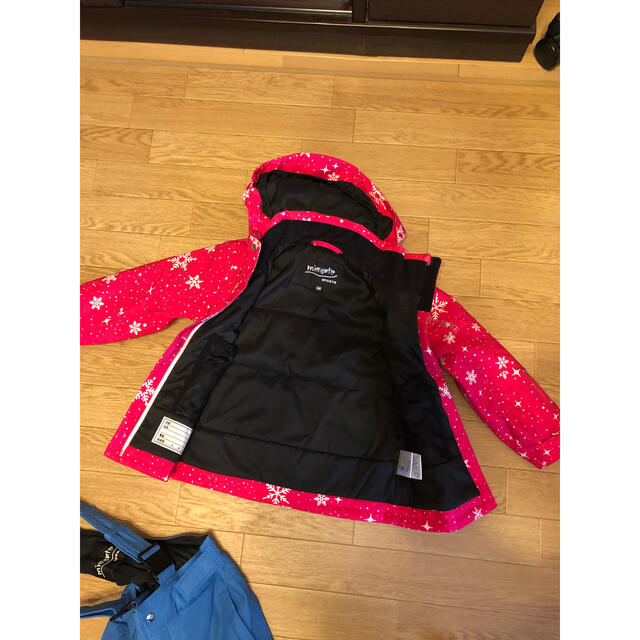 【極美品】♡女の子 スキーウェア 上下 100 上着はピンク色 スポーツ/アウトドアのスキー(ウエア)の商品写真