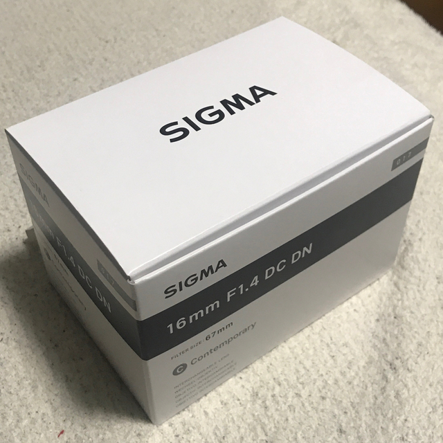 新品未開封 SIGMA シグマ 16mm F1.4 DC DN ソニーEマウント状態新品未開封保証書付き