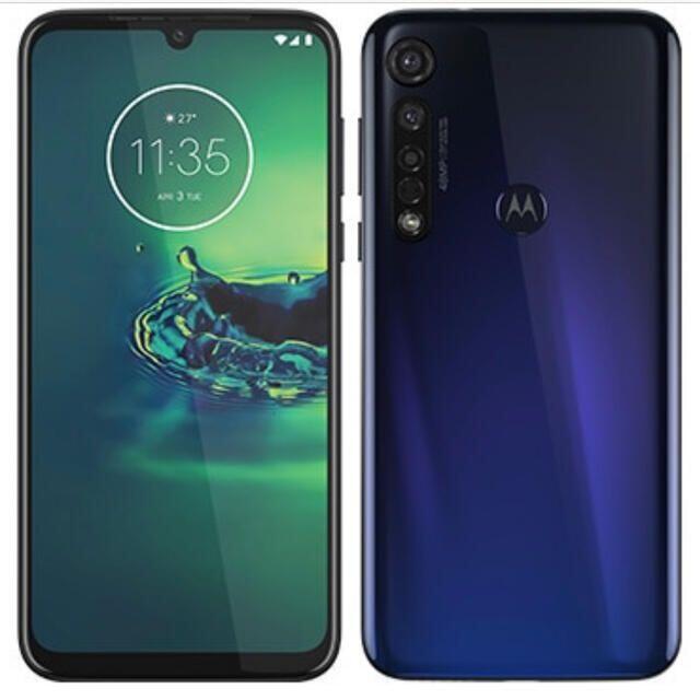 新品未開封 moto g8 plus ブルー　SIMフリースマートフォン