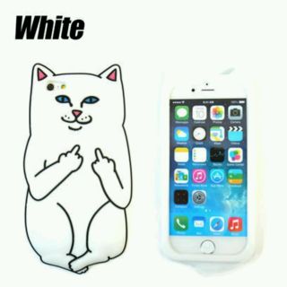 ホワイト入荷！ 猫のiPhoneケース (iPhoneケース)