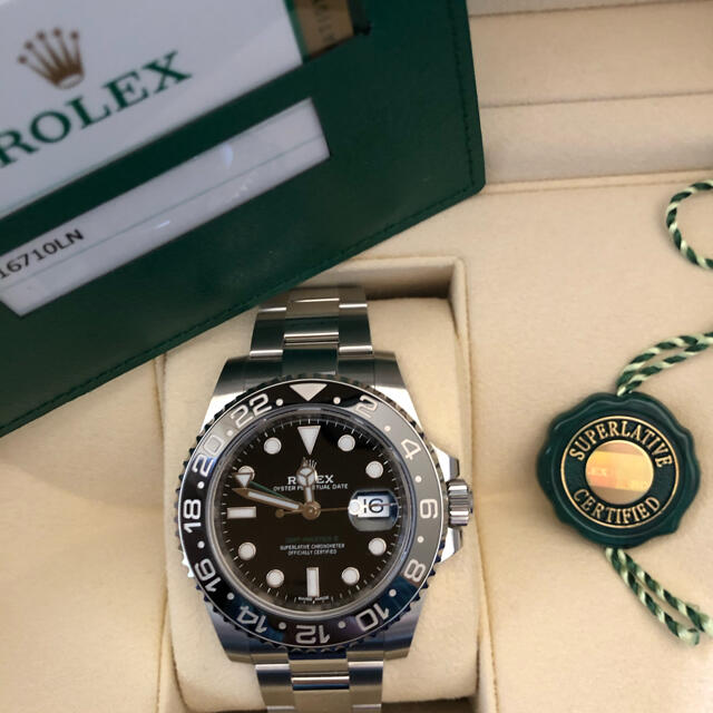 ROLEX - 【 様専用‼1枠目︎】GMTマスター2 黒黒 116710LN 正規品の通販