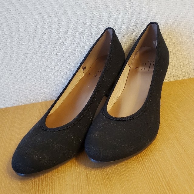 パンプス　黒ストライプ他2品