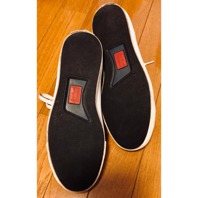 CONVERSE(コンバース)のコンバース ジャックパーセル ブラックレザー 25.5 カートコバーン メンズの靴/シューズ(スニーカー)の商品写真