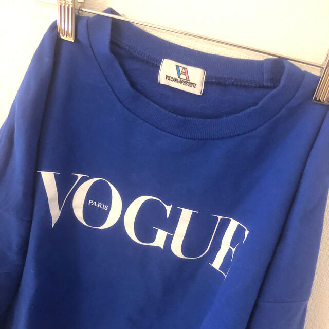 VOGUE ロンT ブルー　F レディースのトップス(Tシャツ(長袖/七分))の商品写真