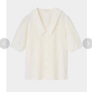 マウジー(moussy)のmoussy  PIN TUCK LACY ブラウス(シャツ/ブラウス(半袖/袖なし))