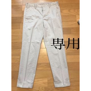 ユニクロ(UNIQLO)のakinohana様専用ユニクロ　チノパン　メンズ　M ベージュ　76cm(チノパン)