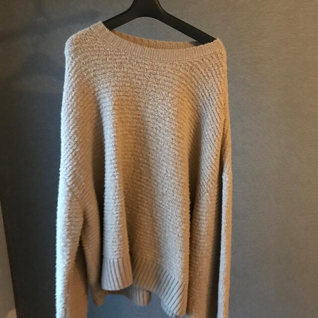 Jieda OVER KNIT - BEIGE 3