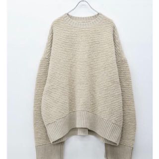 ジエダ(Jieda)のJieda OVER KNIT - BEIGE(ニット/セーター)