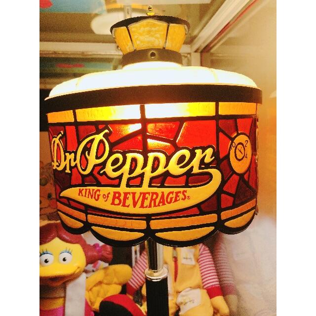 【70年代】ドクターペッパーステンドグラス風ランプ !!Dr Pepperマクド
