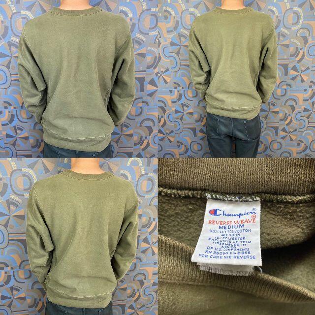 90s champion リバースウィーブ カーキ ミリタリー