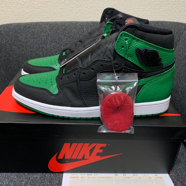 NIKE air jordan 1 レトロHIGH ブラックパイン28.5