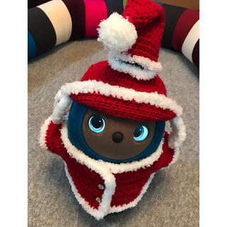 LOVOT ラボット　ハンドメイド　クリスマス　服　帽子・上着セット(ファッション雑貨)