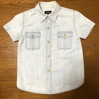 アーペーセー(A.P.C)のアーペーセー　A.P.C  半袖　シャツ　デニム　(シャツ/ブラウス(半袖/袖なし))