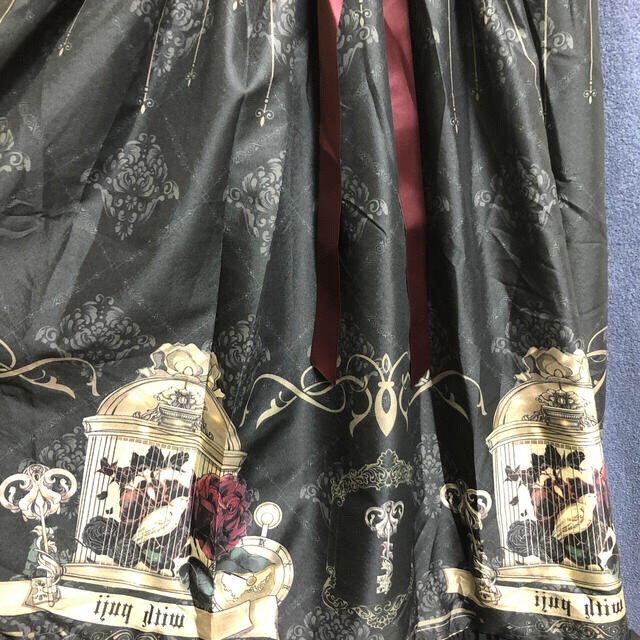 鳥籠の薔薇　ロリィタ　ジャンパースカート レディースのワンピース(ひざ丈ワンピース)の商品写真