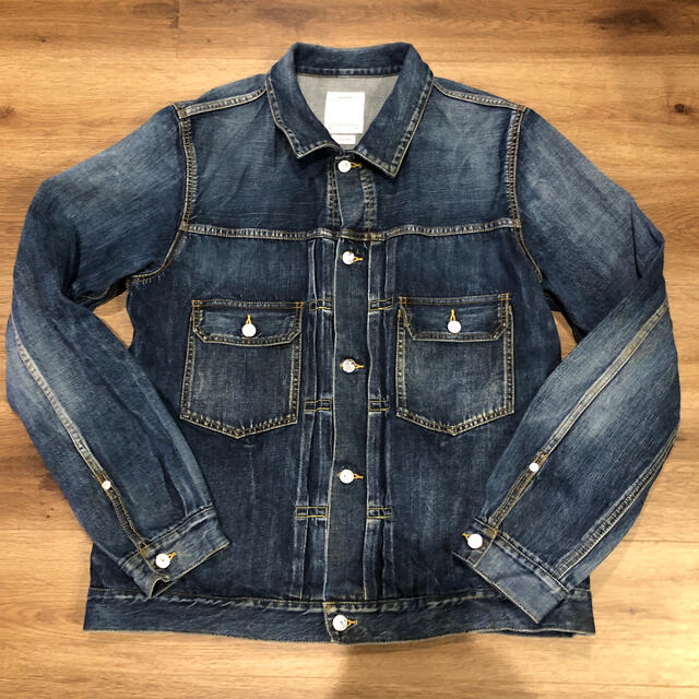 宅配便配送 VISVIM - 希少☆VISVIM SS101 JKT DRY DMGD-1000 Gジャン