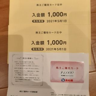 西松屋 株主優待カード 3000円分(ショッピング)