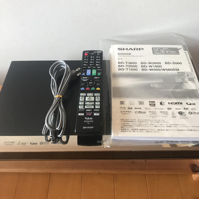 SHARP(シャープ)のmike様専用です。SHARP AQUOS ブルーレイ BD-W560 スマホ/家電/カメラのテレビ/映像機器(ブルーレイレコーダー)の商品写真