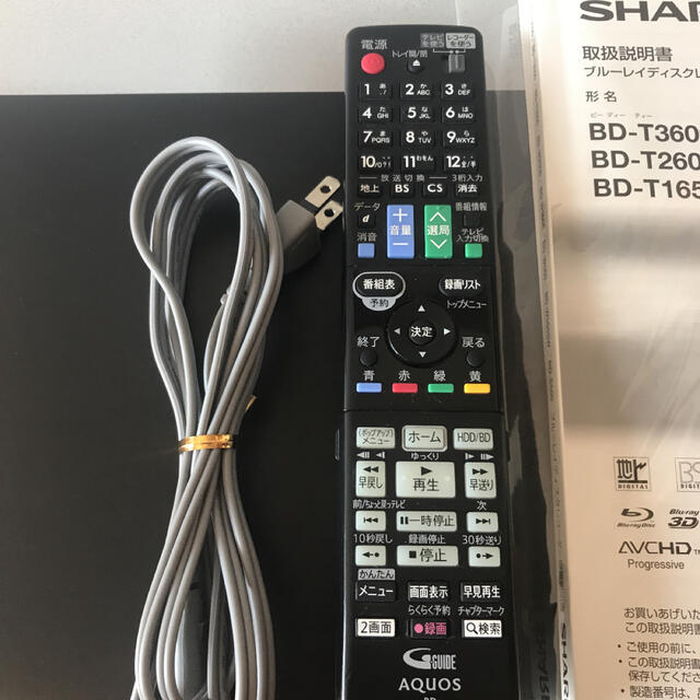 SHARP(シャープ)のmike様専用です。SHARP AQUOS ブルーレイ BD-W560 スマホ/家電/カメラのテレビ/映像機器(ブルーレイレコーダー)の商品写真