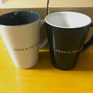 ディーンアンドデルーカ(DEAN & DELUCA)のDEAN & DELUCA ☆新品未使用☆ ラテ マグ ブラック & ホワイト(グラス/カップ)