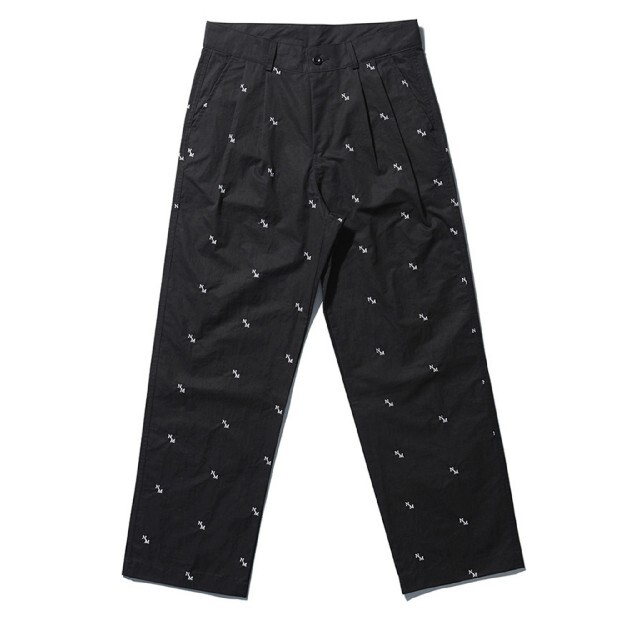 NOMANUAL NM PATTERN PANTS - BLACK パンツ メンズのパンツ(チノパン)の商品写真