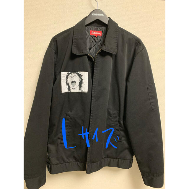 supreme akira work jacket l black