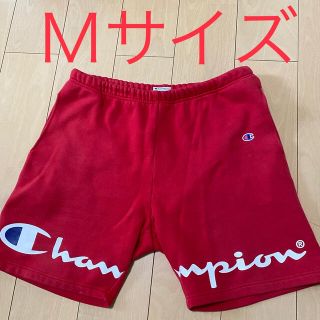 シュプリーム(Supreme)の【ベニー様専用】Supreme×Champion Sweatshort 赤　M(ショートパンツ)