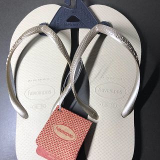 ハワイアナス(havaianas)の【未使用品】ハワイアナス　ビーチサンダル(ビーチサンダル)