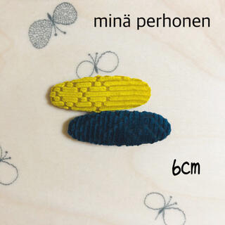 ミナペルホネン(mina perhonen)のminä perhonen パッチンピン 6cm  #2-158(ヘアアクセサリー)