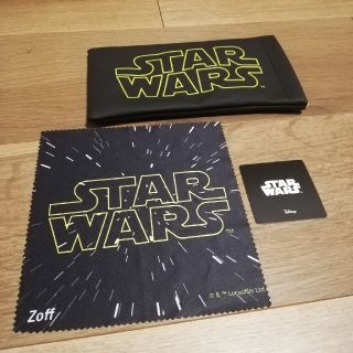 ゾフ(Zoff)の【新品未使用】STARWARS Zoff メガネ拭き、メガネケース　セット(サングラス/メガネ)