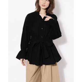 ローズバッド(ROSE BUD)の【美品】ウエストリボンブラウス(シャツ/ブラウス(長袖/七分))