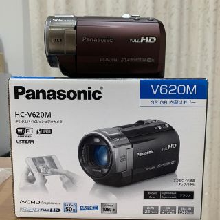 パナソニック　HC-V620M ハイビジョン　ビデオ　カメラ(ビデオカメラ)