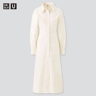 ユニクロ(UNIQLO)のデニムロングシャツワンピース(ロングワンピース/マキシワンピース)