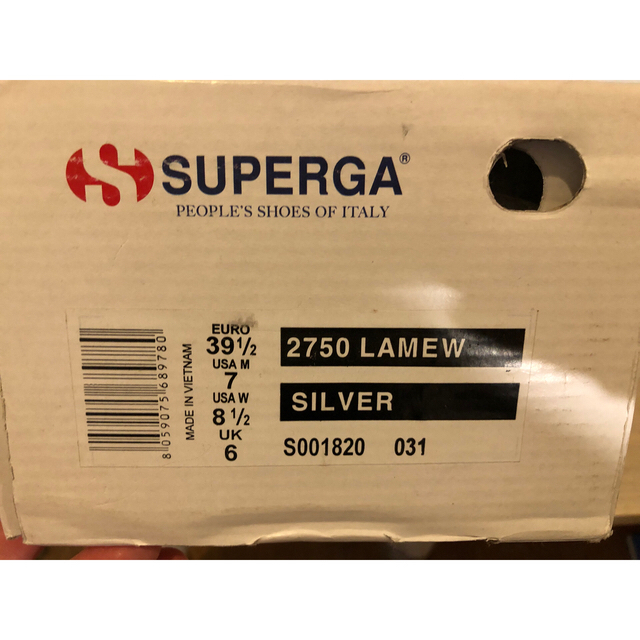 SUPERGA(スペルガ)のSUPERGA スニーカー/レディース2750LAMEW SILVER39.5 レディースの靴/シューズ(スニーカー)の商品写真