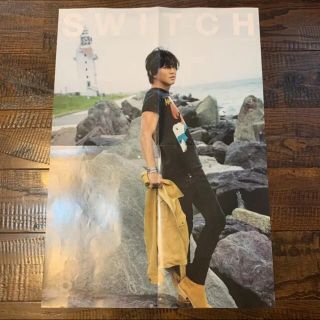 ジャニーズ(Johnny's)の新品未使用　ポスター　木村拓哉　キムタク　switch 写真　フォト　雑誌(ポスター)