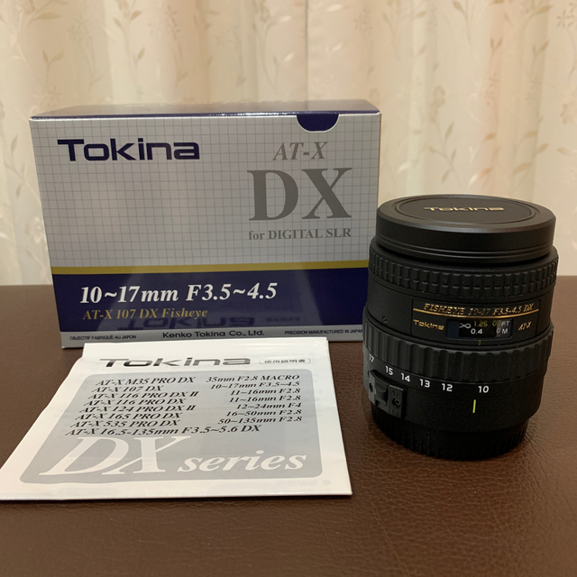 トキナー  AT-X 107 10-17mm 魚眼レンズ キヤノン