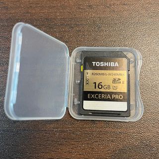 トウシバ(東芝)のTOSHIBA 16GB EXCERIA PRO UHS-II U1対応(PC周辺機器)