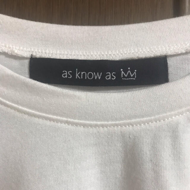 AS KNOW AS(アズノウアズ)の【13】as know as アンサンブルトップス レディースのトップス(カットソー(長袖/七分))の商品写真