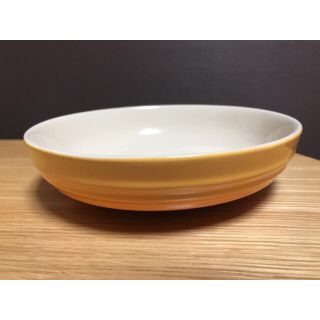 ルクルーゼ(LE CREUSET)のルクルーゼ　ラウンドディッシュ　オレンジ(食器)