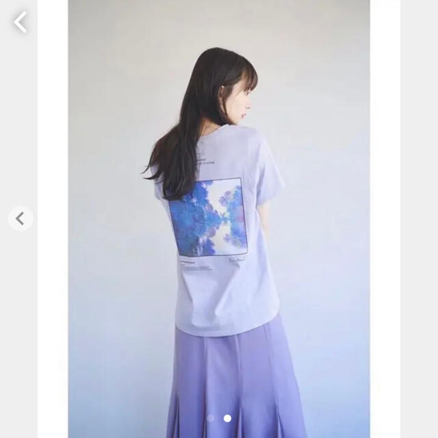 COCO DEAL(ココディール)のCOCODEAL モネTシャツ ラベンダー レディースのトップス(Tシャツ(半袖/袖なし))の商品写真