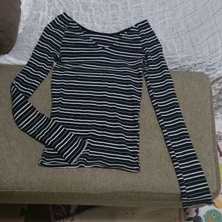 ザラ(ZARA)のZARA  ボーダートップス(カットソー(長袖/七分))