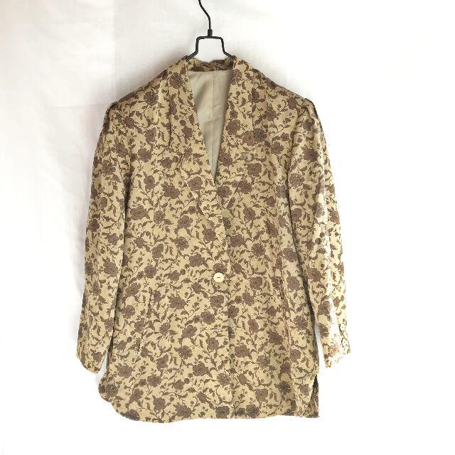 vintage 花柄ジャケット 総柄 古着 日本製の通販 by Sakura's shop|ラクマ
