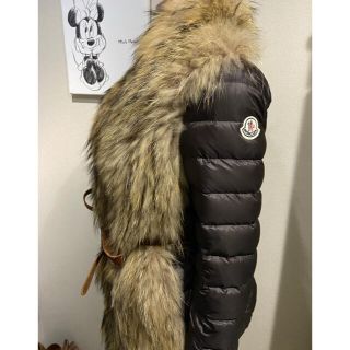 モンクレール(MONCLER)のお値下げモンクレール　サイズ1 リアルファダウン　ブラウン(ダウンジャケット)