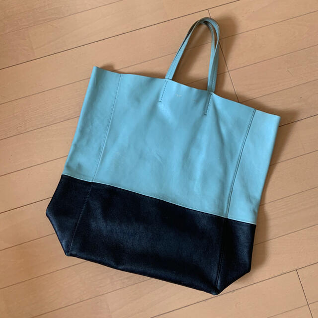 Celine】ホリゾンタルカバ ☆バイカラー☆トート ハンドバッグ 名作
