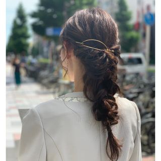 アネモネ(Ane Mone)の【マコさま専用】ヘアアクセサリー　ゴールド　結婚式やパーティーに！(バレッタ/ヘアクリップ)