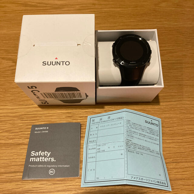 SUUNTO(スント)の【送料込】SUUNTO5 オールブラック メンズの時計(腕時計(デジタル))の商品写真