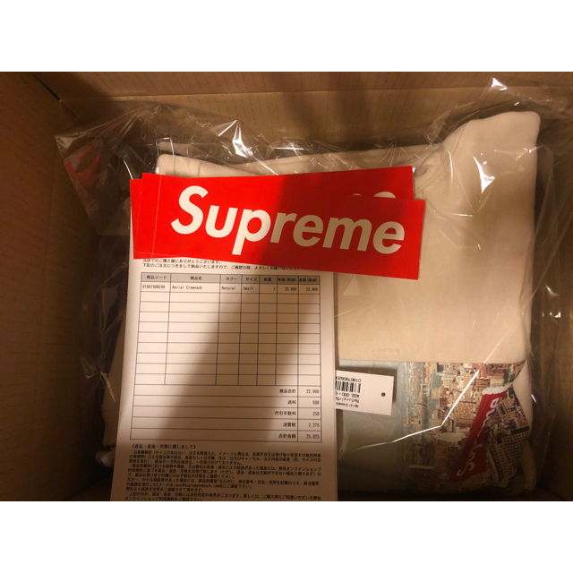 【新品】20AW Supreme Aerial Crewneck