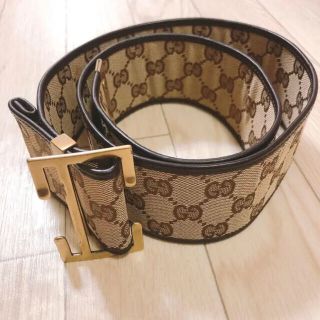 グッチ(Gucci)のGUCCI柄太ベルト(ベルト)