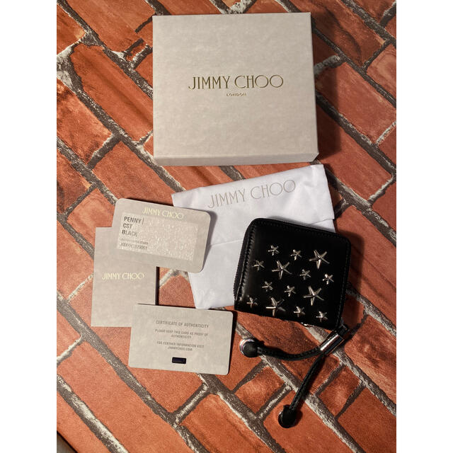 JIMMY CHOO(ジミーチュウ)の[新品] ジミーチュウ　スタースタッズ　コインケース PENNY ブラック レディースのファッション小物(コインケース)の商品写真